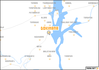 map of Dokimana