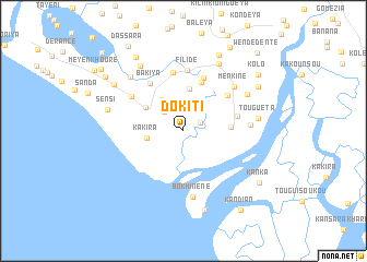 map of Dokiti