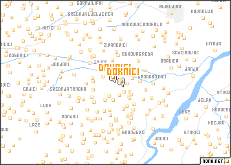 map of Doknići