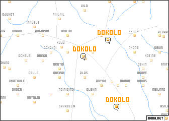 map of Dokolo