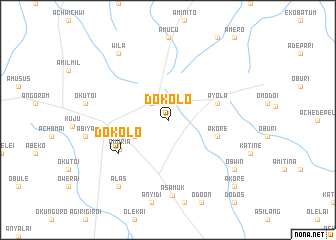 map of Dokolo