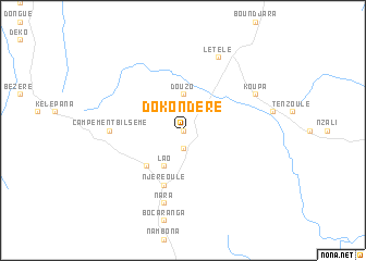 map of Dokondère