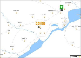 map of Dokou