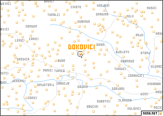 map of Dokovići