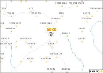 map of Doko