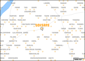 map of Dok Saré