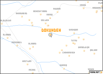 map of Do Kūh Deh