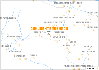 map of Do Kūheh-ye Rashnow