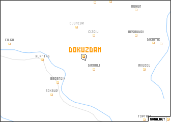 map of Dokuzdam