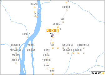 map of Dokwa