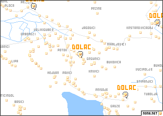 map of Dolac