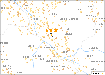 map of Dolac