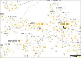 map of Dolac