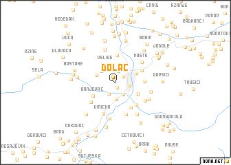 map of Dolac