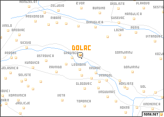 map of Dolac