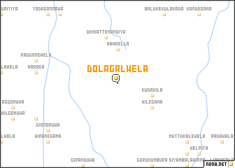 map of Dolagalwela