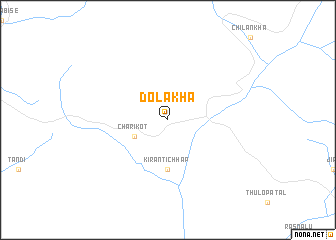 map of Dolakhā