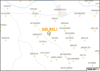 map of Dolaklı