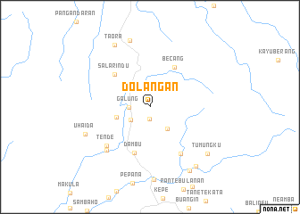 map of Dolangan