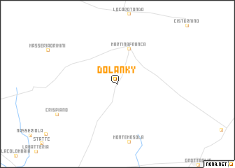 map of Dolánky