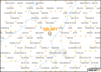 map of Dolany