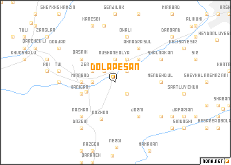 map of Dolāpesān