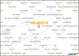 map of Dóla Pusta