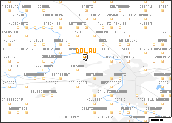 map of Dölau