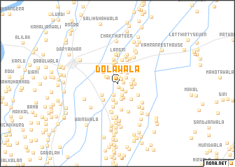 map of Dolawāla