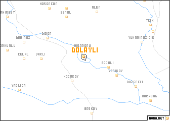 map of Dolaylı