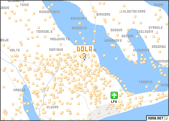 map of Dola
