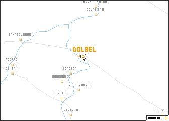 map of Dolbèl