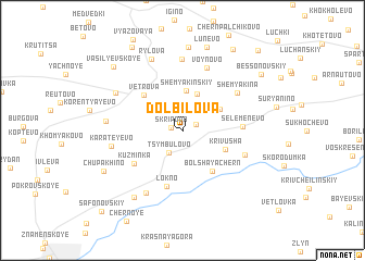 map of Dolbilova