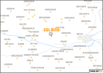 map of Dolbino