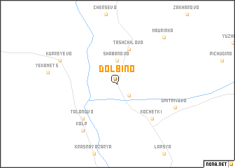 map of Dolbino