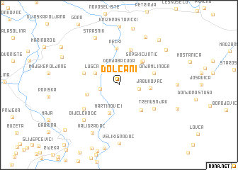 map of Dolčani