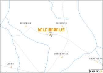 map of Dolcinópolis