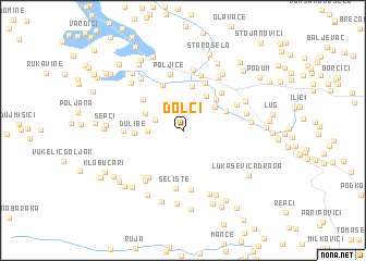 map of Dolci