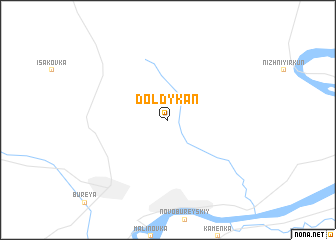 map of Doldykan