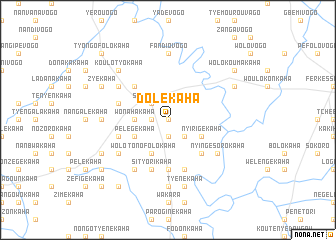 map of Dolékaha