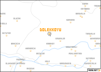 map of Dölekköyü