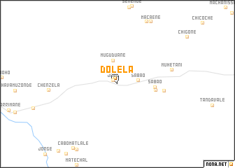 map of Dolela