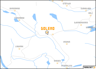 map of Dølemo
