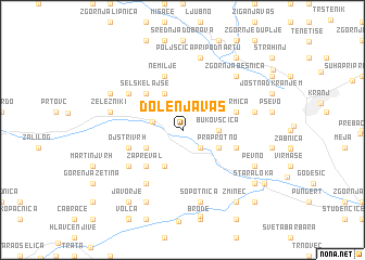 map of Dolenja Vas