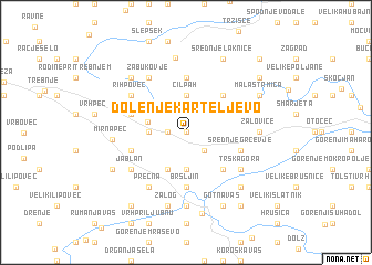 map of Dolenje Karteljevo