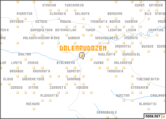 map of Dolen Rudozem