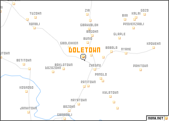 map of Dole Town