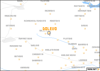 map of Dolevo