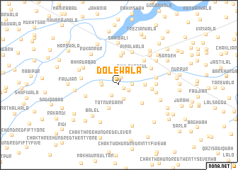 map of Dolewala