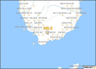 map of Dôlé